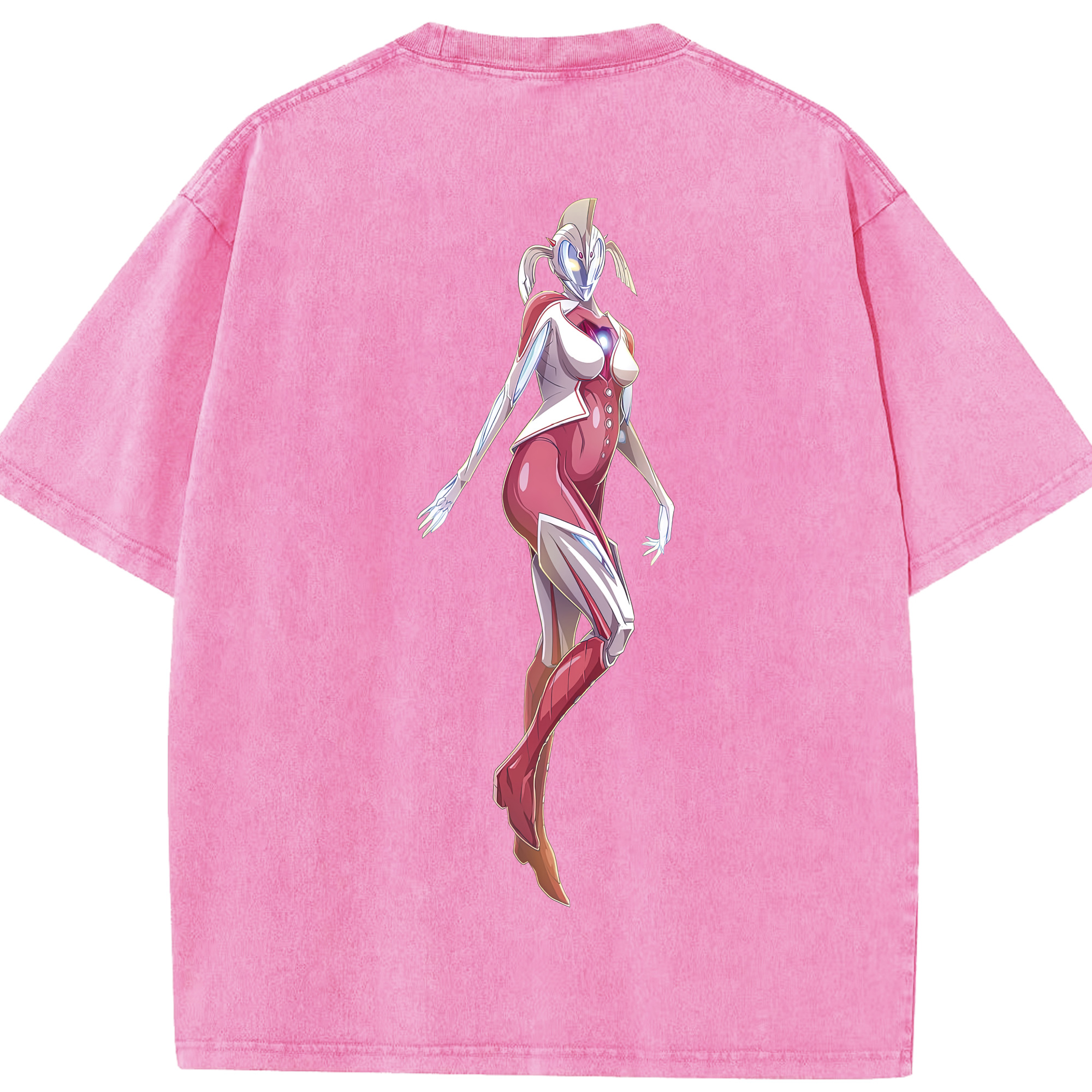 （画像用） ウルトラマン Ultraman 綿100% ヴィンテージ風 半袖Tシャツ（背面プリント）